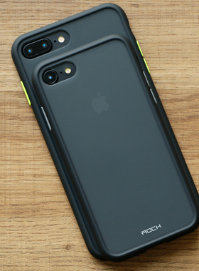 ROCK苹果SE2代手机壳新款iPhonese2代撞色保护壳苹果7/8通用防摔超薄保护壳iPhone 8Plus保护套7plus保护壳