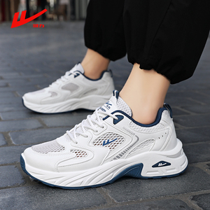 男鞋夏季透气潮牌百搭网面休闲运动鞋跑步小白老爹潮鞋男
