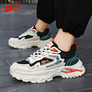 厚底老爹鞋 男跑鞋 男款 回力运动鞋 大码 春季 潮流休闲鞋 2026新款
