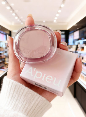 韩国apieu奥普单色腮红盘BE02哑光低饱和PK07氛围感立体自然女