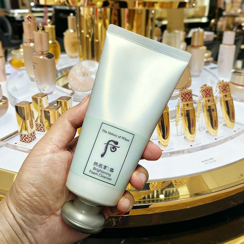 韩国正品Whoo后洗面奶女拱辰享雪镁白洁面乳改善暗沉提亮保湿清洁