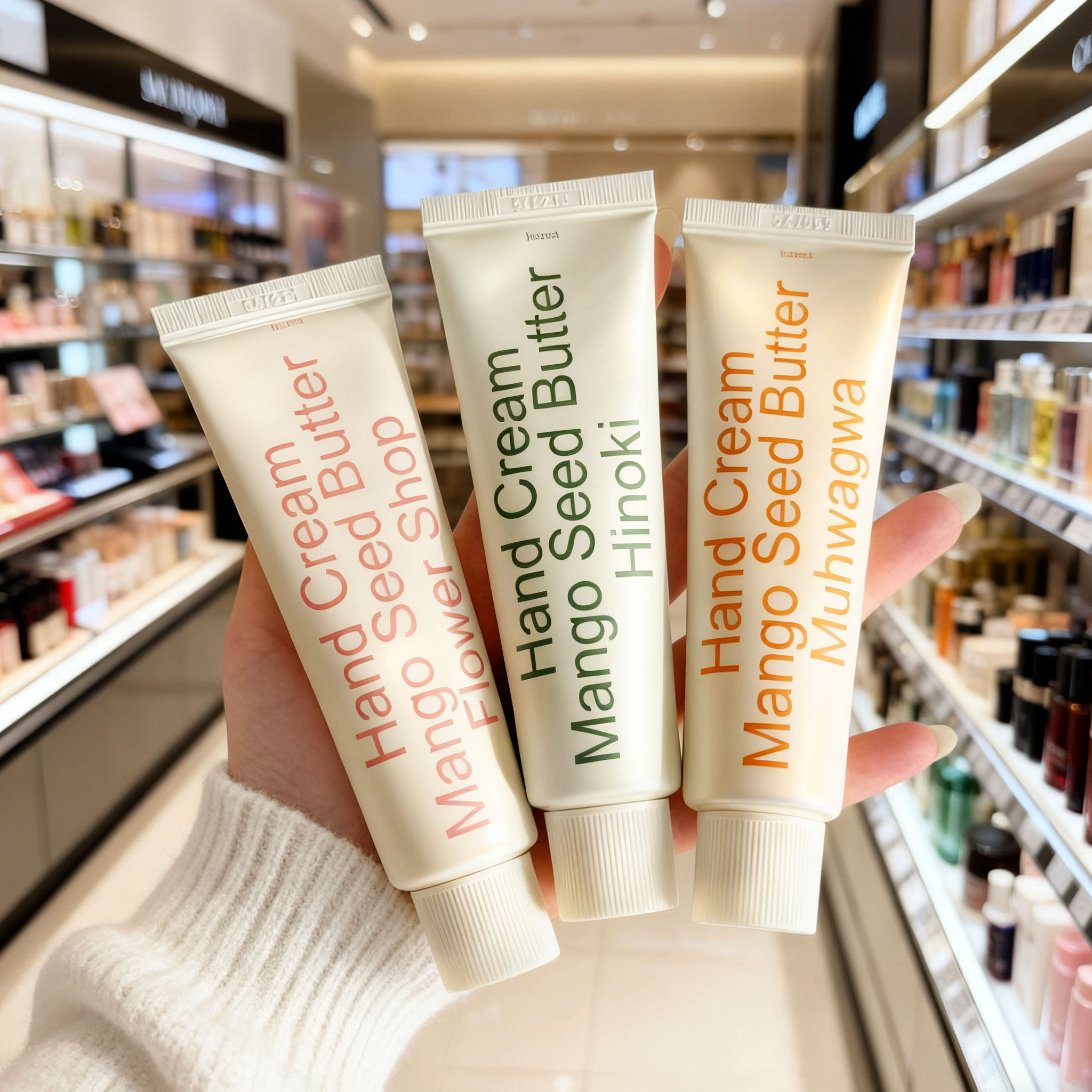 爆款 韩国hetras香氛护手霜无花果花香保湿滋润芳香嫩肤持久留香