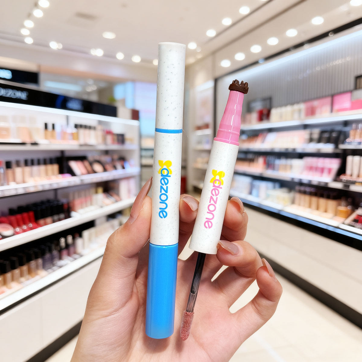 黛庄双头雀斑笔多用笔卧蚕笔