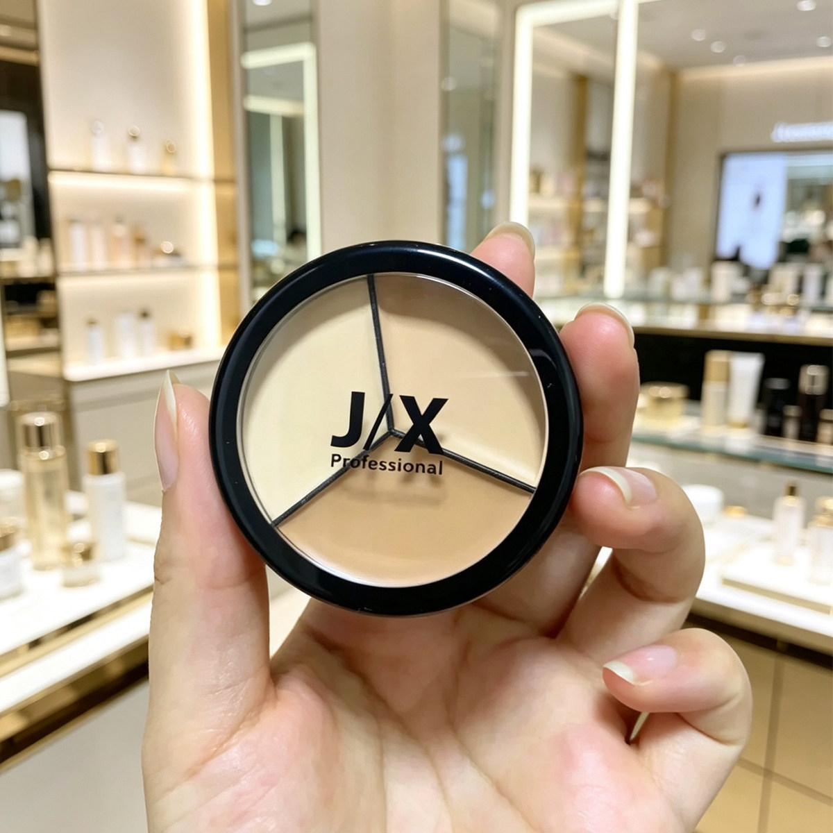 韩国JIX三色遮瑕膏轻薄遮痘印