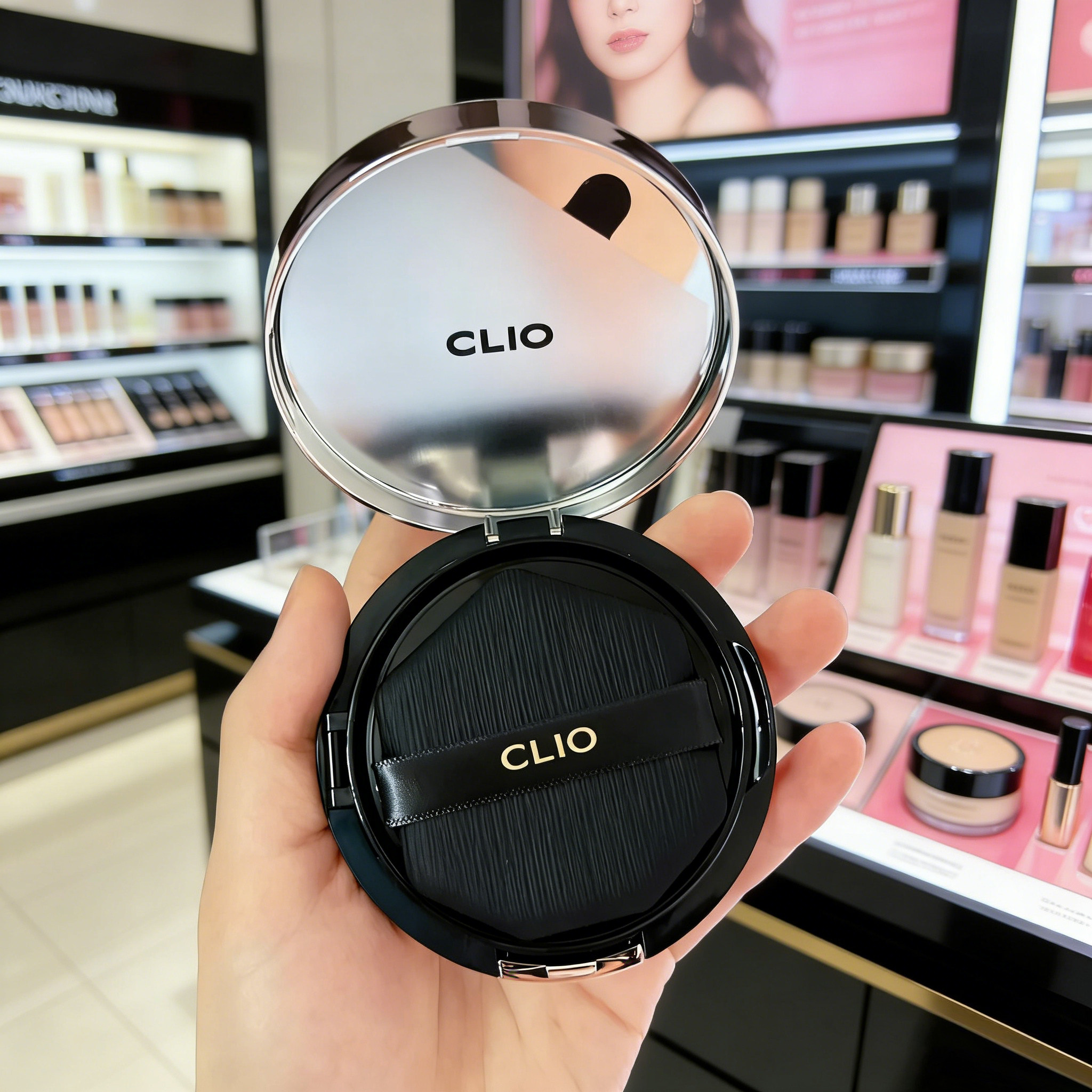 韩国CLIO珂莱欧小磁铁气垫粉底液SPF50+防晒遮瑕持久不脱妆替换芯