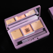 尔木萄三色遮瑕膏巨遮暇液强力遮盖斑点痘印黑眼圈脸部水润遮瑕盘