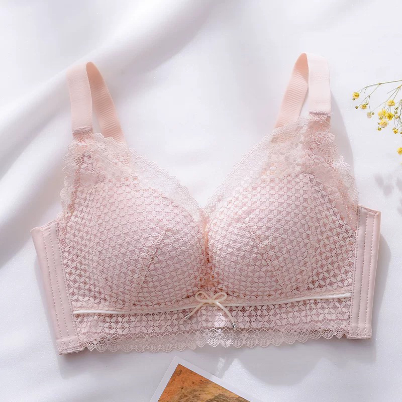 乳胶内衣女小胸聚拢调整型收副乳