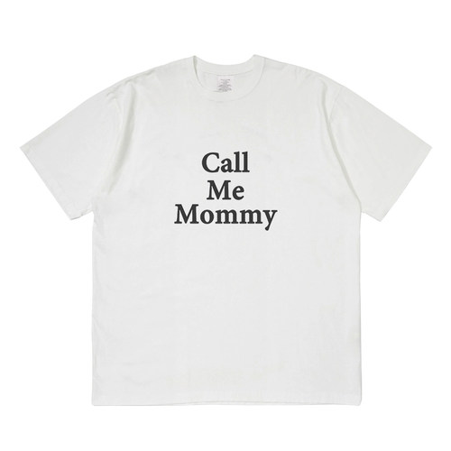 Call Me Mommy短袖t恤夏季设计感小众情侣男女宽松圆领上衣