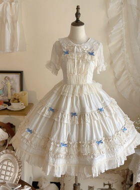 【少量现货】蜜桃盛夏原创设计lolita盛夏奶芙