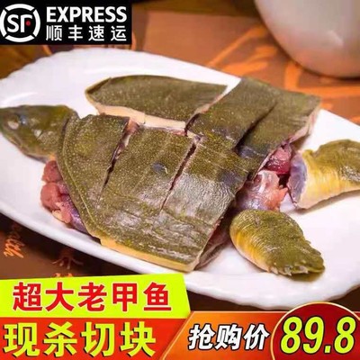 顺丰现杀三年甲鱼五年老鳖
