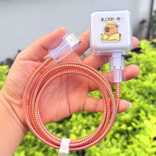 适用苹果Macbook Air笔记本40W 35w 30W充电器M5 M4数据线保护套