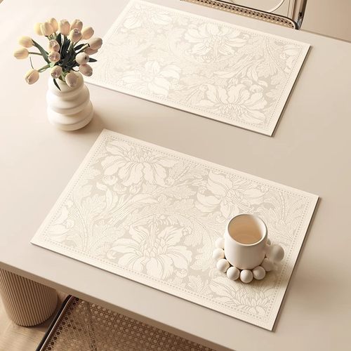 法式轻奢防水防油防烫餐垫高级感