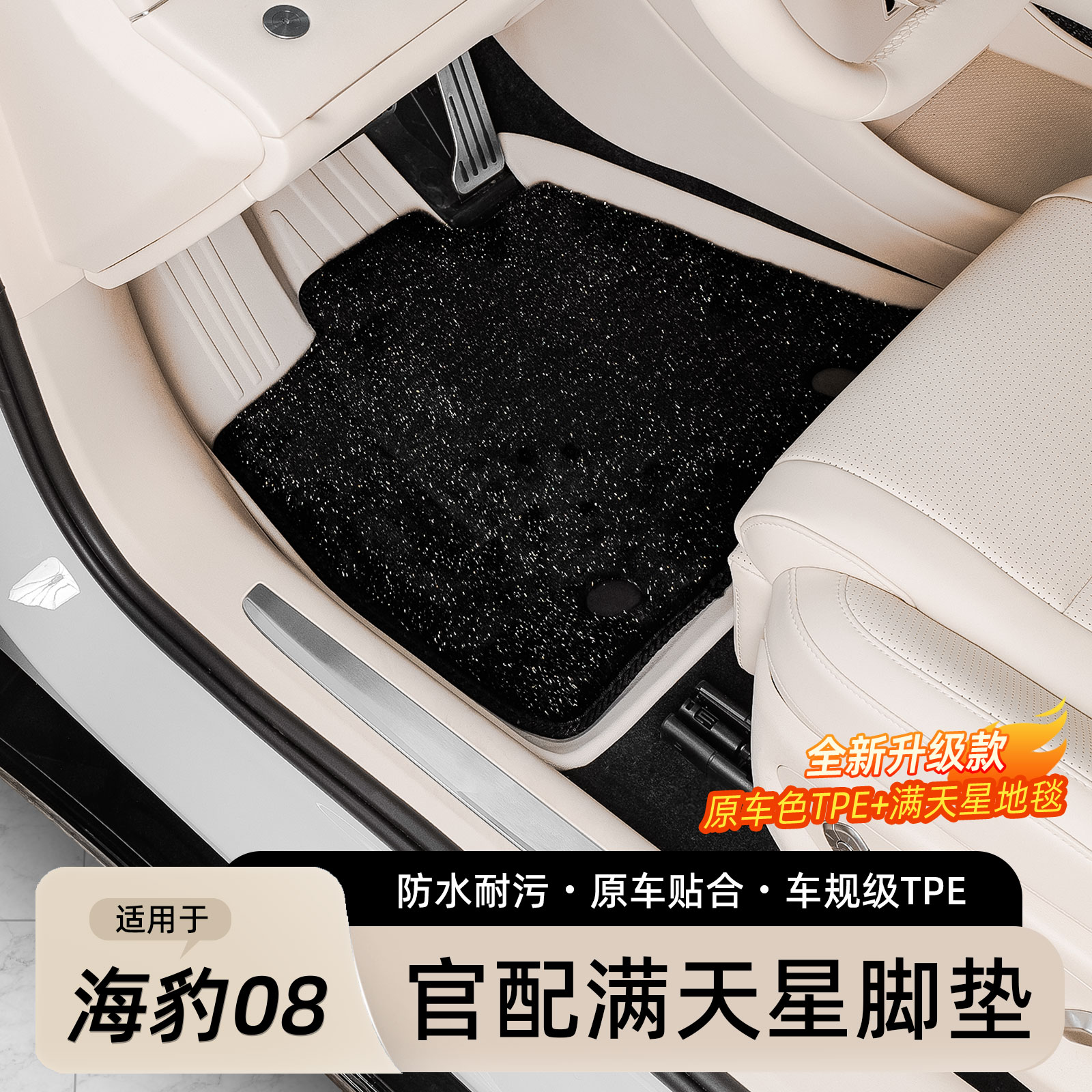 比亚迪海豹08专用TPE脚垫