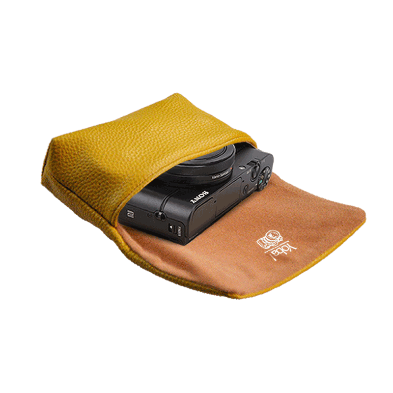 索尼黑卡佳能相机皮袋保护包