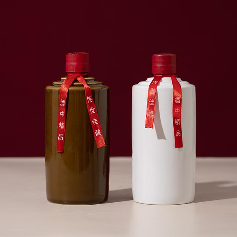 陶瓷茅型瓶创意密封酒壶