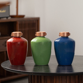 景德镇陶瓷酒坛窑变釉2斤3斤5斤装 家用密封酒瓶酒壶存酒罐泡酒瓶