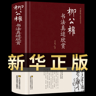柳公权书法真迹欣赏 中国书法书简史入门基础教程大学生成人小学生硬笔楷书练字玄秘塔碑字帖实用秘籍字典神策军碑金刚经凹槽书谱