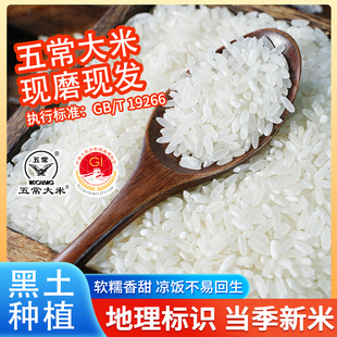 溢田五常大米当季新米10斤东北大米粥米粳米官方旗舰店长粒米真空
