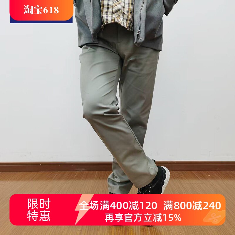 TONY WEAR汤尼威尔男士春秋直筒插袋中腰微弹不拘束休闲长裤