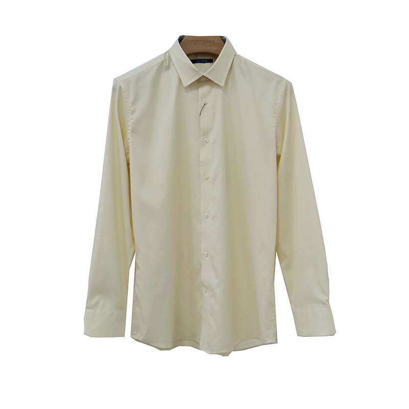 TONY WEAR/汤尼威尔男士春秋全棉透气舒适小清新素色长袖休闲衬衫