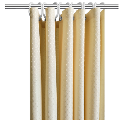 高档轻奢提花布浴帘加厚185克