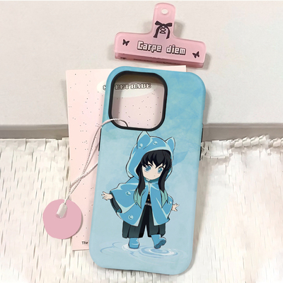 卡通时透无一郎鬼灭之刃全包手机壳适用苹果16nova10华为mate60小米13opporeno9vivo荣耀80iPhone14promax
