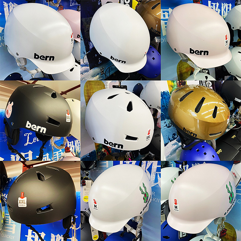 滑雪头盔 现货 23/24年款亚版Bern Macon Baker 单板双板头盔男女