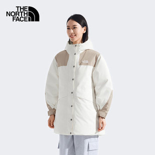TheNorthFace北面羽绒服女秋冬户外防风保暖鹅绒中长款外套8DX4