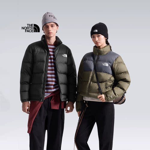 北面经典款男鹅绒保暖羽绒服