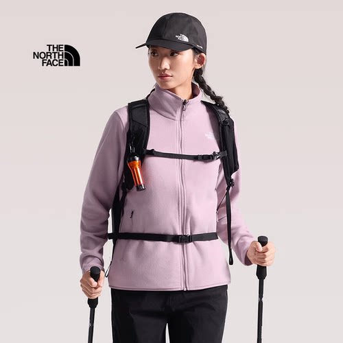 北面女士户外保暖抓绒衣可做内胆