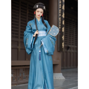 2026原创汉服战国袍中国风古装马山楚墓复原款仙气飘飘大袖衫直裾