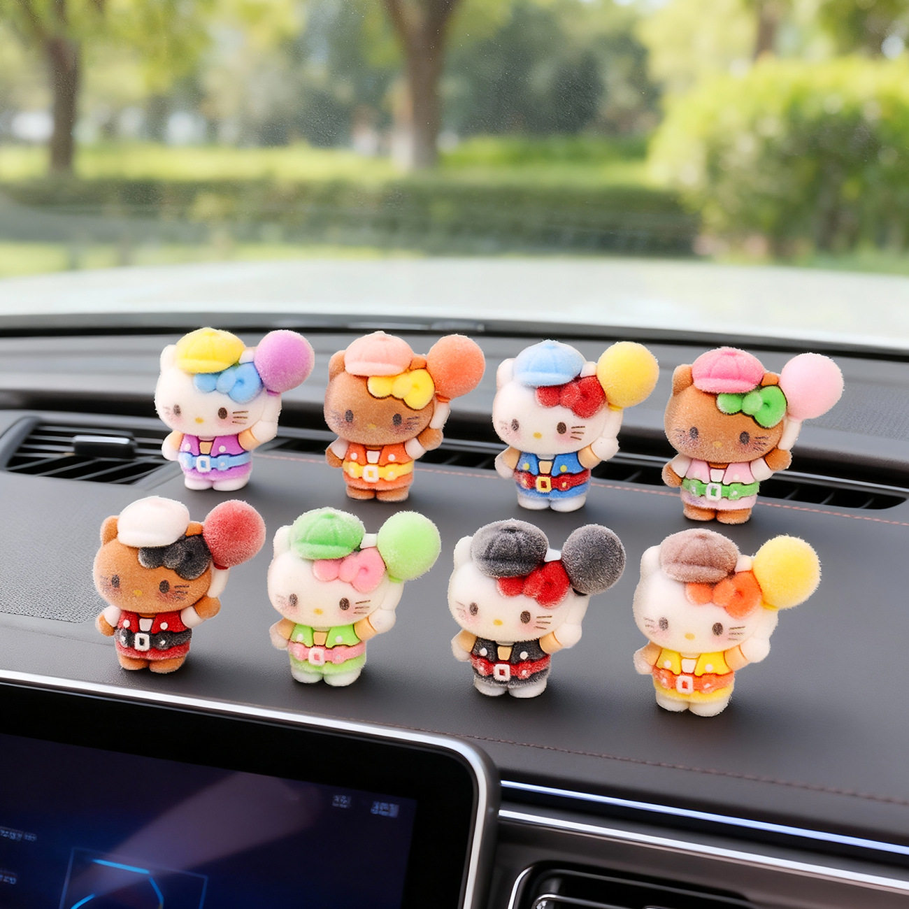 可爱植绒旅行kt猫萌粒公仔创意小礼品diy盲袋 车载桌面小摆件批发,家居饰品,桌面摆件,淘宝优惠券,粉丝福利购,淘宝优惠卷