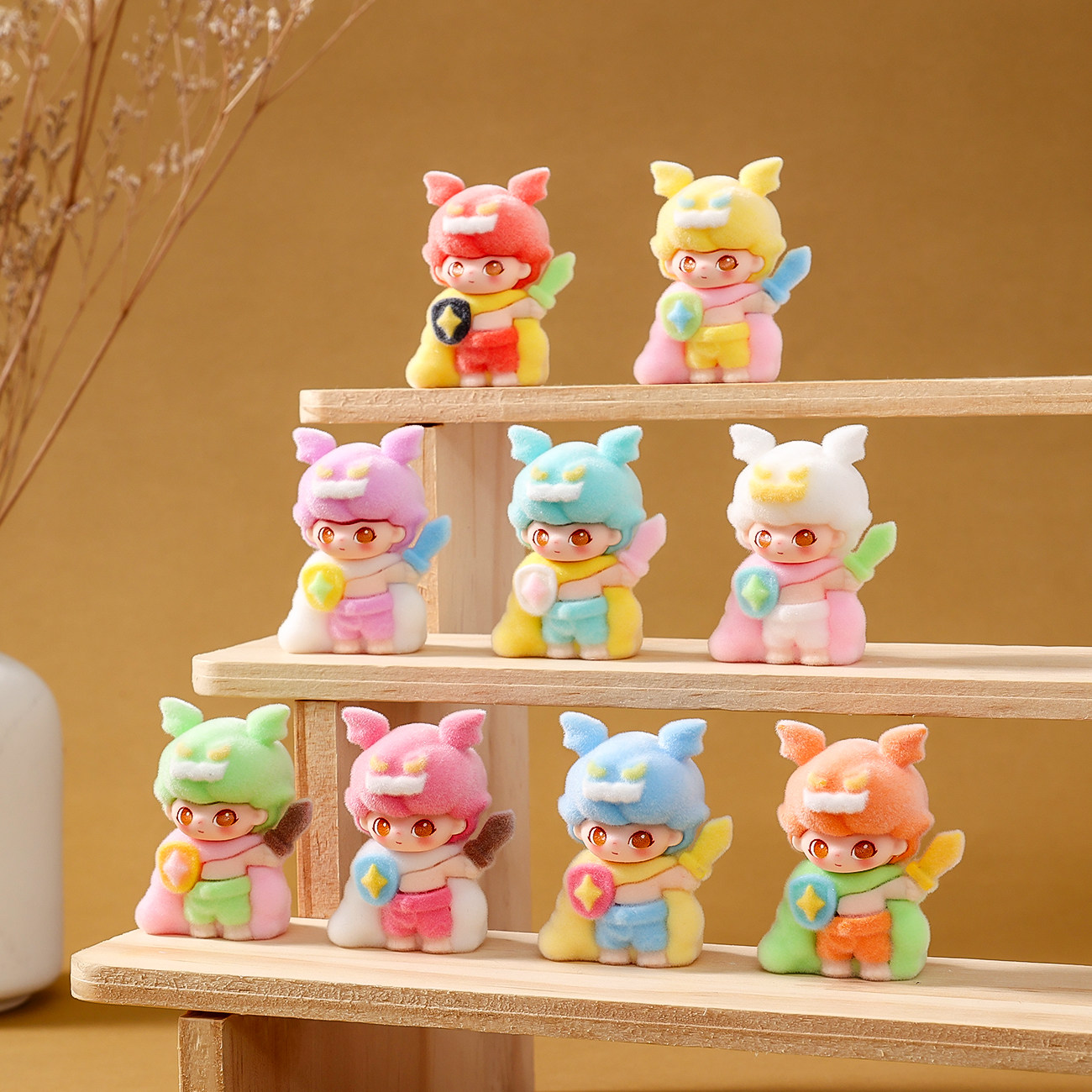 植绒创意Dimo守护者潮玩萌粒diy办公室桌面装饰小摆件惊喜小礼品,家居饰品,桌面摆件,淘宝优惠券,粉丝福利购,淘宝优惠卷