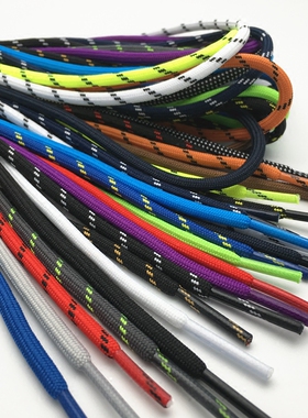 鞋带圆适配匹克运动鞋篮球鞋户外登山鞋椰子鞋休闲鞋白色黑色鞋带