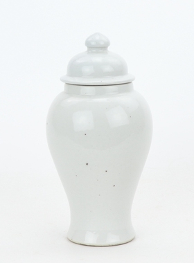 景德镇仿古风白色小花瓶装饰品
