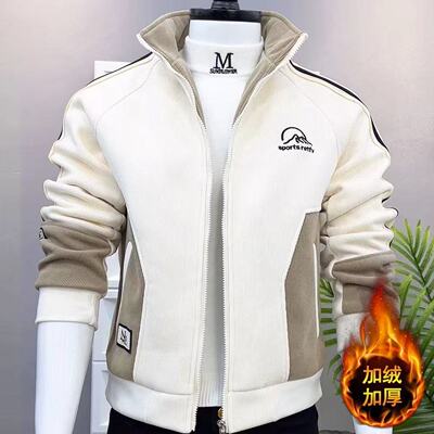 秋冬季休闲韩版青年帅气立领夹克