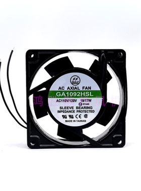 GULF全新 GA1092HSL 9025 AC110/120V 19/17W 9厘米 铝框散热风扇