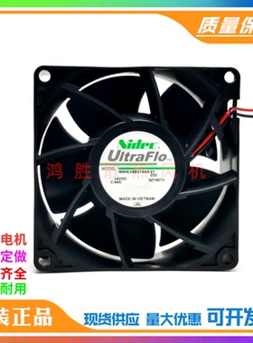 原装NIDEC W80E24BS14A5-01 DC24V 0.44A 8038 8cm变频器散热风扇