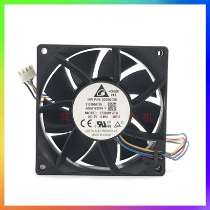 原装台达 8025 FFB0812EH 12V 0.8A 8CM PWM 温控 大风量散热风扇