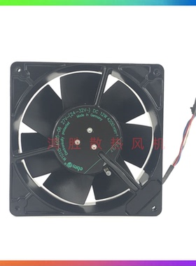 EBM 12738 W1G115-AG05-06 27V 12W 12.7X38MM 全金属耐高温风扇