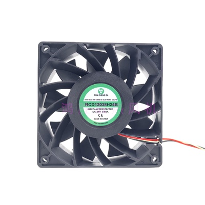 RUN CHENG DA RCD12038H24B 12038 24V 0.60A 变频器机箱散热风扇