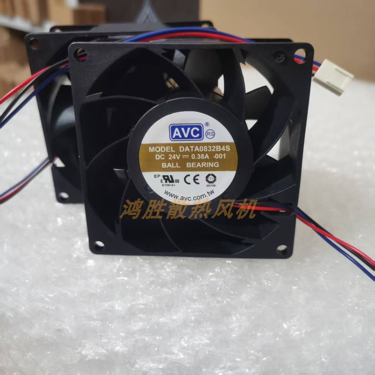 AVC全新DATA0832B4S DC24V 0.38A 变频器散热风扇2线/3线