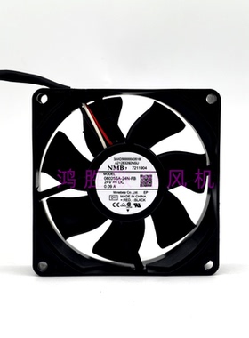 NMB 08025SA-24N-FB 8025 24V 0.09A 8CM厘米 变频器静音散热风扇