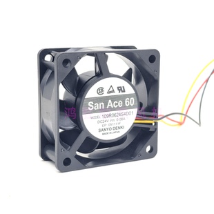 0.08A 全新三洋SANYO 24V 6025 6CM变频器散热风扇 109R0624S4D01