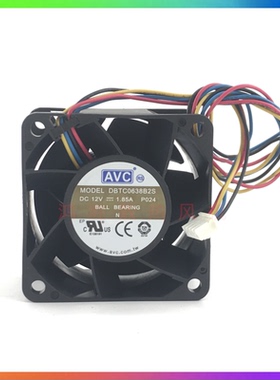 AVC 6038 12V 1.85A DBTC0638B2S超暴力变频器 服务器散热风扇6cm