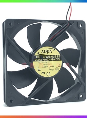 AD1224HB-A71GL ADDA 12025 24V 0.19A 12CM/厘米 变频器散热风扇