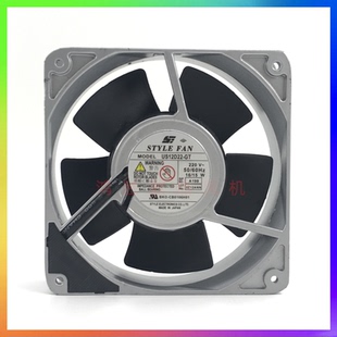 220V 散热风扇 正品 铝框交流 15W 12038 育良 原装 US12D22