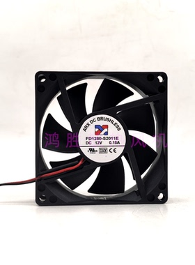 全新ARX FD1280-S2011E 8025 DC12V 0.18A 8CM机箱监控器散热风扇