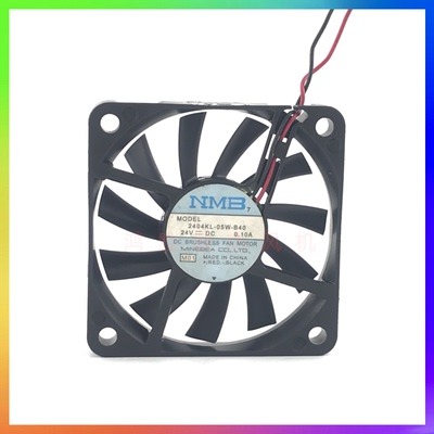 NMB 6010 2404KL-05W-B40 24V 0.10A 6CM超薄变频器 机箱散热风扇