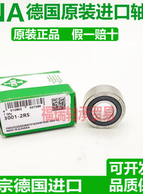 德国INA原装进口印刷机轴承 3000 3001 3002 3003 3004 -2RS-2Z